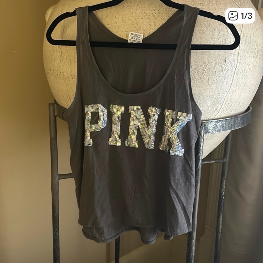 Victoria's Secret PINK Tank Top - Charcoal